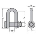 8-805 / Forged Alloy Chain Shackle